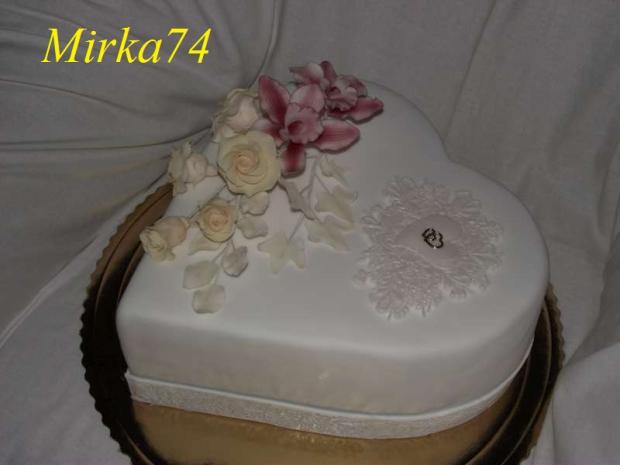 svadobné srdce do daru, torta, Svadobné torty svadobné srdce do daru, torta, Svadobné torty, Mirka74, 1