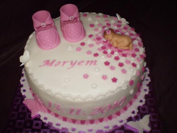 krstinová č. 4 - pre Meryem , torta, Torty na krstiny krstinová č. 4 - pre Meryem , torta, Torty na krstiny, , 1
