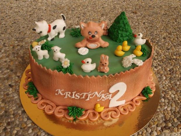 domace zvieratka, torta, Narodeninové torty domace zvieratka, torta, Narodeninové torty, Krizanova Anna, 1