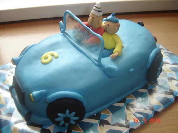 Pat a Mat v aute, torta, Torty autíčka, vláčiky Pat a Mat v aute, torta, Torty autíčka, vláčiky, Michalikova, 1