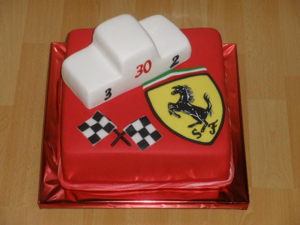So znakom Ferrari, torta, Narodeninové torty, Iveta Barlíková, 1