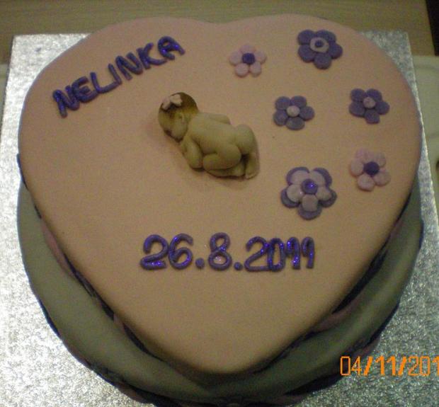 pre Nelinku pohľad z hora, torta, Torty na krstiny, Jana Nociarova, 1