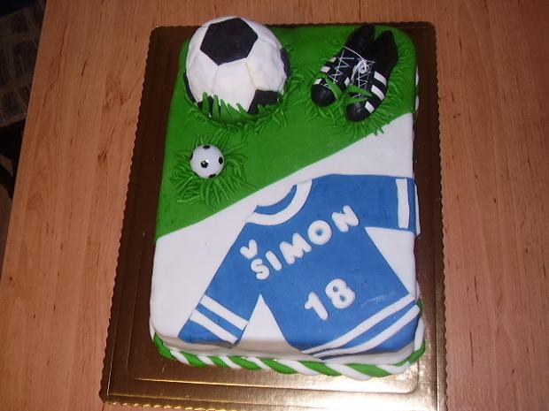 Futbalová, torta, Narodeninové torty, bazaliska42, 1