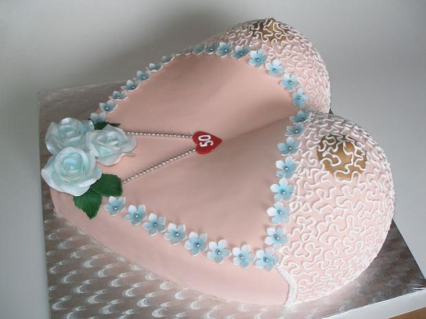 Prsia v bielom, torta, Narodeninové torty Prsia v bielom, torta, Narodeninové torty, KatkaRF, 1