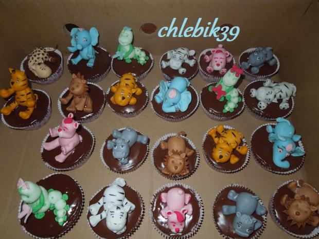 22 mufin zoo, torta, Torty - škola, stužková, chlebik39, 1