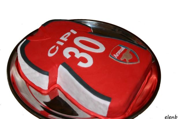 Dres Arsenal, torta, Športové torty, Elen Bielikova, 1