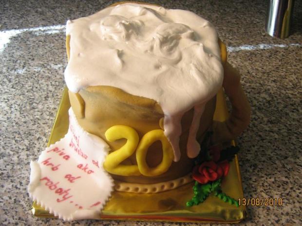 pivovy pohar, torta, Torty pre dospelých *, mony14, 1