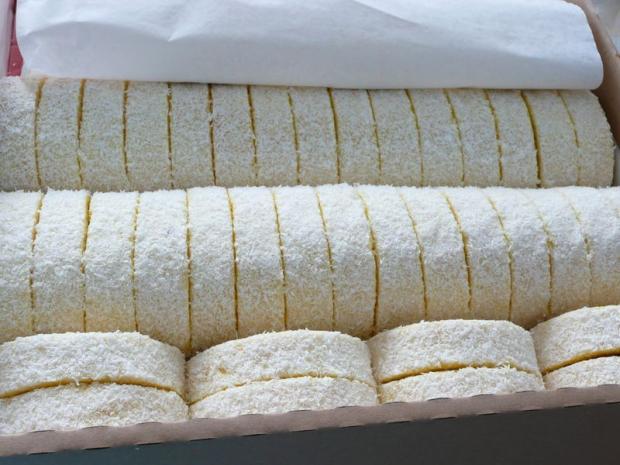 kokosová roláda, torta, Zákusky, Suzie, 1