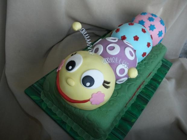 vesela husenica:-), torta, Torty so zvieratkami vesela husenica:-), torta, Torty so zvieratkami, Alenik, 1