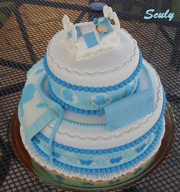 KRSTINOVA , torta, Torty na krstiny KRSTINOVA , torta, Torty na krstiny, Sculy, 1