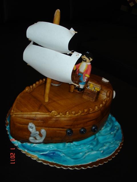 Piratska lod, torta, Netradičné torty Piratska lod, torta, Netradičné torty, nadulici, 1
