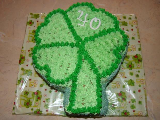 štvorlístok, torta, Narodeninové torty, lslebo, 1