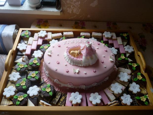 na krstiny, torta, Zákusky na krstiny, torta, Zákusky, Kaga, 1