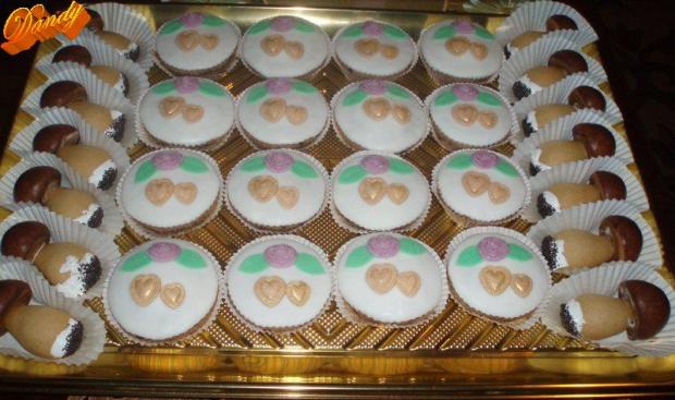 Svadobné muffiny, torta, Zákusky, dandy, 1