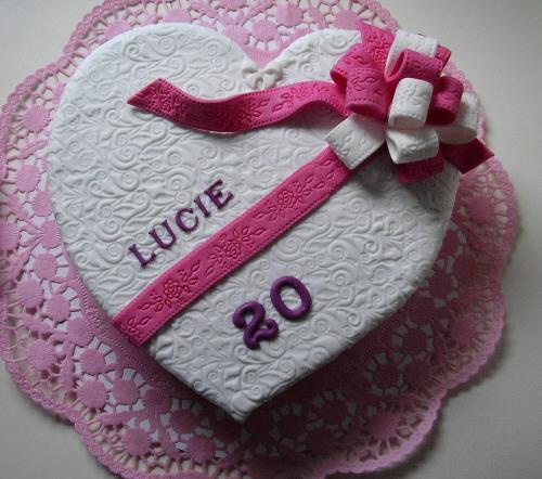 srdíčko , torta srdíčko , torta, Světluškaa, 1