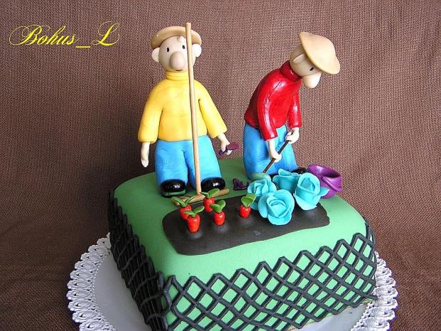 Pat a Mat záhradníci, torta, Rozprávkové torty Pat a Mat záhradníci, torta, Rozprávkové torty, Bohus_L, 1