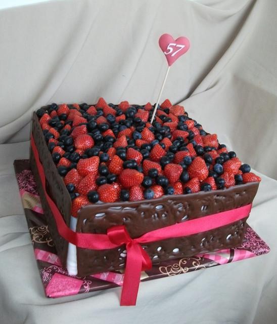 Cokoladova s ovocim:-), torta, Netradičné torty Cokoladova s ovocim:-), torta, Netradičné torty, Alenik, 1