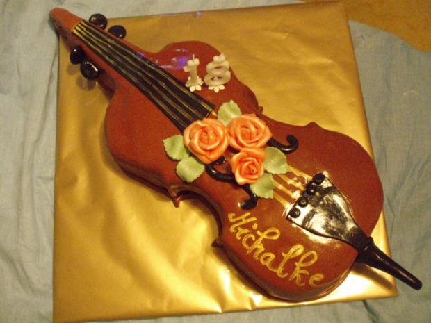 Violončelo :-), torta, Narodeninové torty Violončelo :-), torta, Narodeninové torty, Tonka64, 1