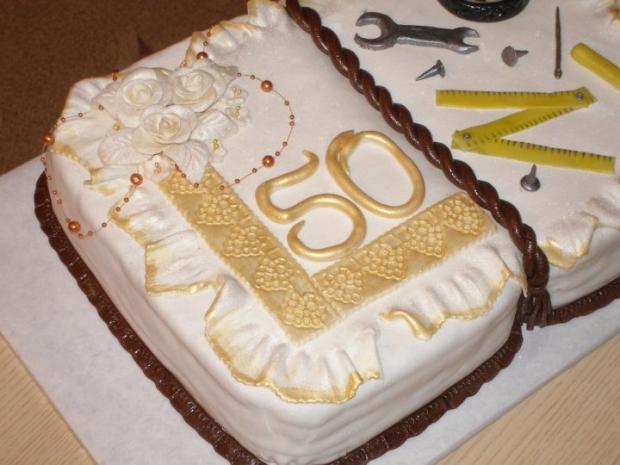 na "50", torta, Narodeninové torty, Magdalienka, 1