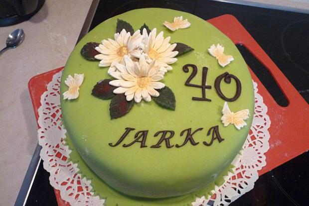 Kvetinky Jarka 40, torta, Narodeninové torty Kvetinky Jarka 40, torta, Narodeninové torty, martazdar, 1