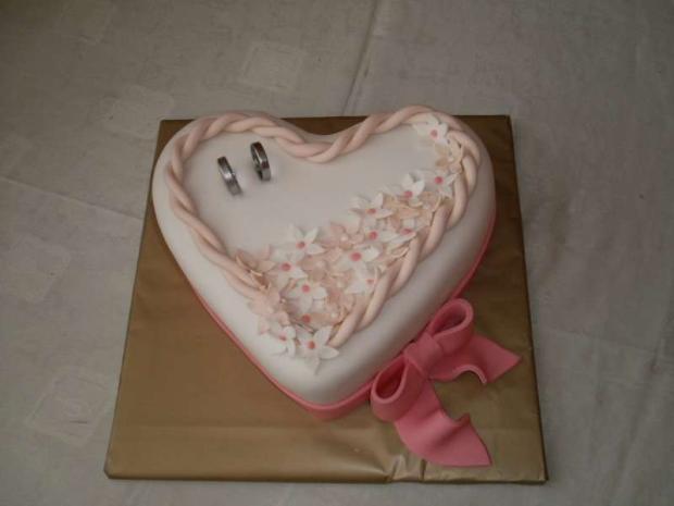 Svadobné srdce, torta, Svadobné torty, Zdenci, 1