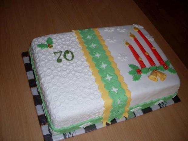 NARODENINOVO - VIANOČNÁ, torta, Narodeninové torty NARODENINOVO - VIANOČNÁ, torta, Narodeninové torty, Mária Vašová, 1