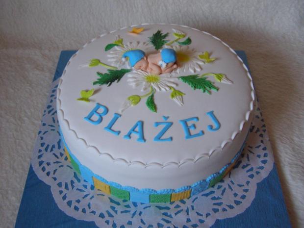 Babo na kvetinkách, torta, Torty na krstiny Babo na kvetinkách, torta, Torty na krstiny, Miruš 77, 1