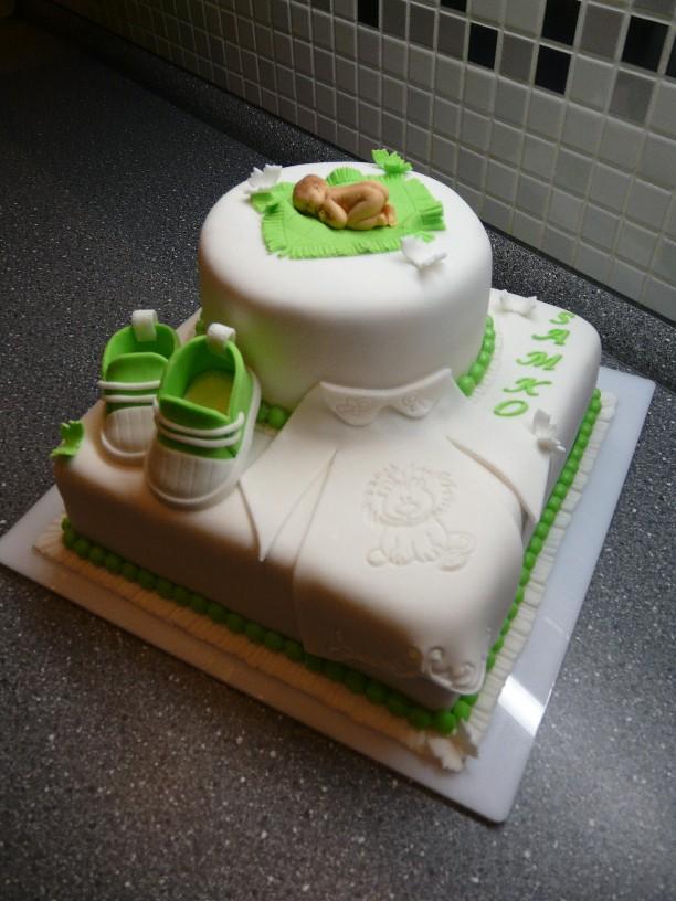krstiny Samko, torta, Torty na krstiny krstiny Samko, torta, Torty na krstiny, klocik, 1