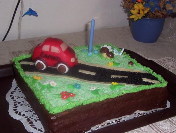 pre Samka, torta, Torty autíčka, vláčiky, JanulaR, 1