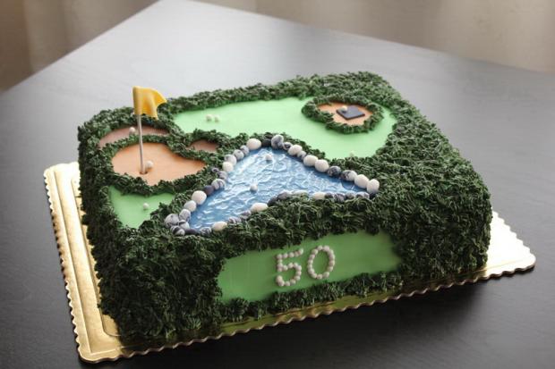 Golfové ihrisko :-), torta, Športové torty Golfové ihrisko :-), torta, Športové torty, jazvinka, 1