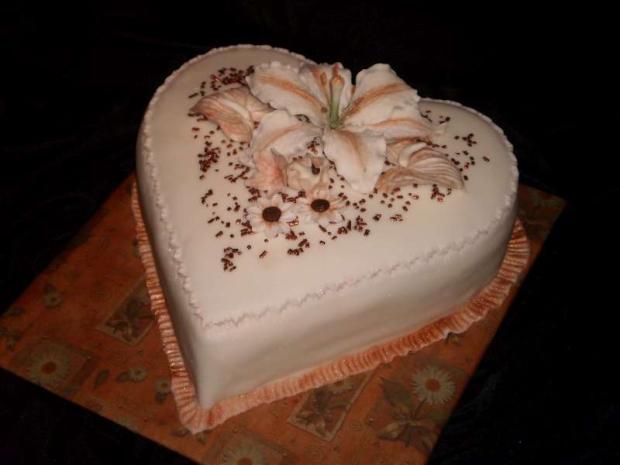 kvetiny a srdce..., torta kvetiny a srdce..., torta, akinom, 1
