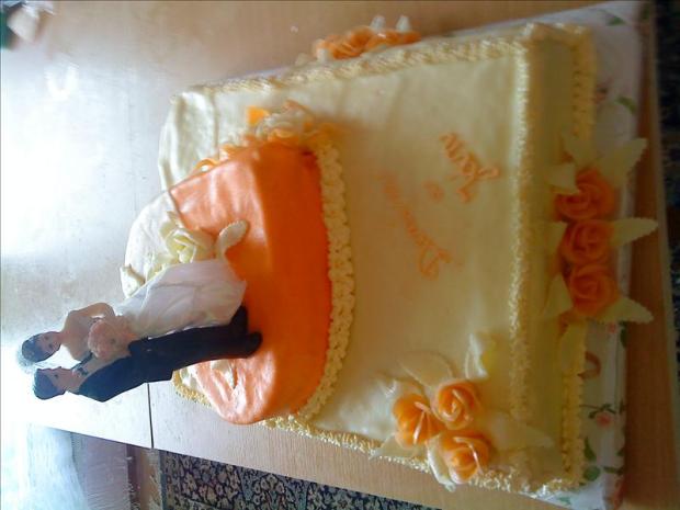 novomanželom, torta, Svadobné torty, Monika Trnkova, 1