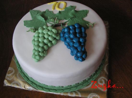 Hrozno na 70tku, torta, Narodeninové torty Hrozno na 70tku, torta, Narodeninové torty, cokoladka, 1