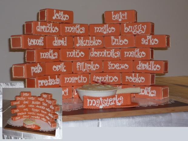 múrik pre absolventov, torta, Torty - škola, stužková, Alois, 1