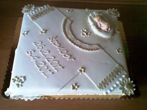 TORTA NA KRSTINY , torta, Torty na krstiny, Janka28, 1
