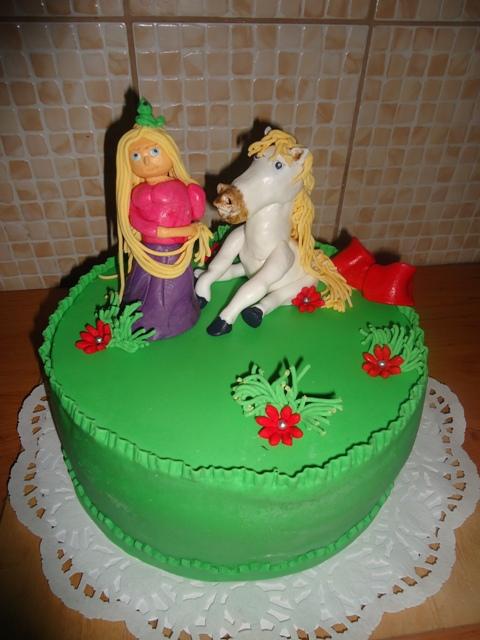 zlatovlaska, torta, Rozprávkové torty, ZUZANA ŠTRBKOVÁ, 1