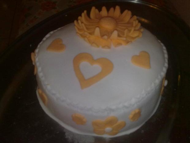 Torta s oranžovými kvietkami, torta, Timeas, 1