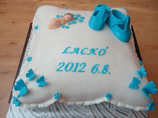 Vankúšik pre chlapčeka, torta, Torty na krstiny Vankúšik pre chlapčeka, torta, Torty na krstiny, Janka208, 1