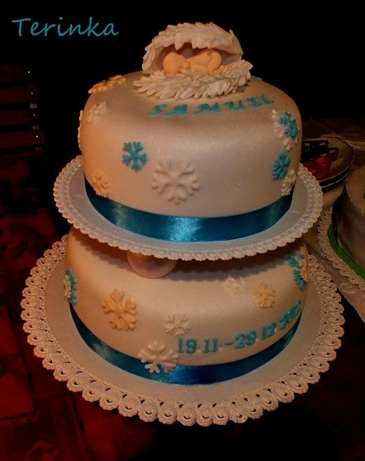 pre nášho anjelika., torta, Torty na krstiny, terinka, 1