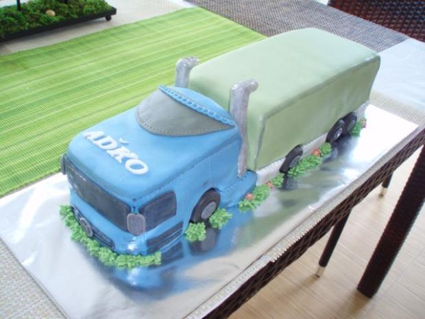 Kamion, torta, Torty autíčka, vláčiky, Jana26, 1
