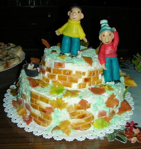 Pat a Mat , torta, Narodeninové torty Pat a Mat , torta, Narodeninové torty, stanulik85, 1