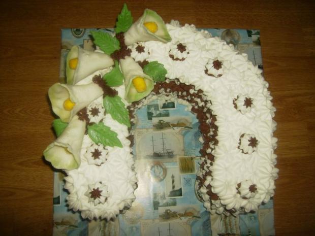 penová torta - podkova, torta, jancika, 1