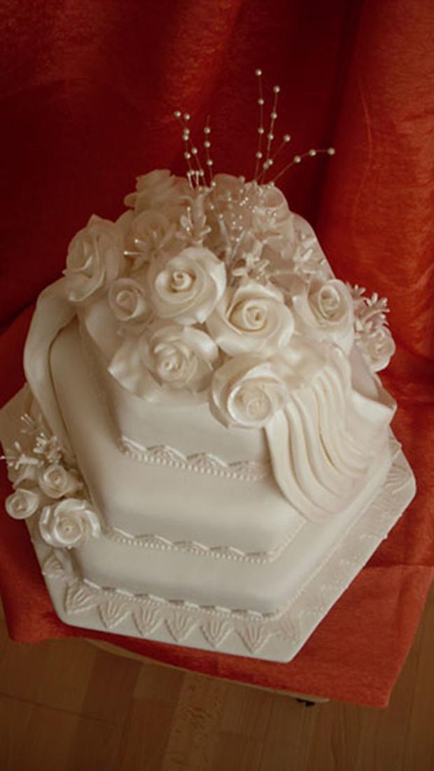 Svadobná biela 4, torta, Svadobné torty Svadobná biela 4, torta, Svadobné torty, mavera, 1