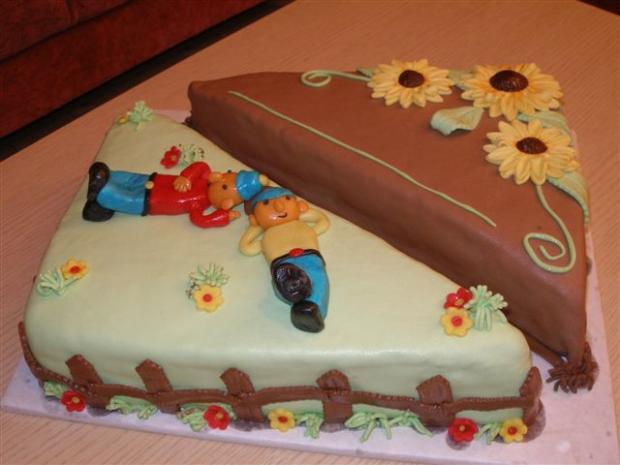Narodeninová - pre otca a syna, torta, Narodeninové torty, Magdalienka, 1