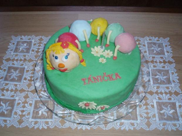 stonožka , torta, Torty so zvieratkami stonožka , torta, Torty so zvieratkami, Ivet, 1