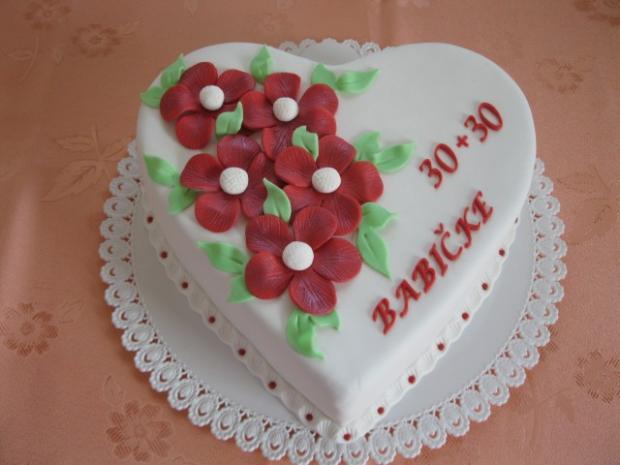 narodeninové srdce, torta, Narodeninové torty, Andrea5, 1