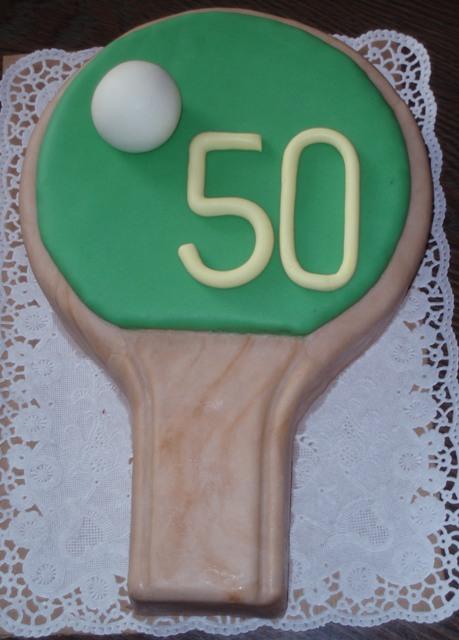pinpongová raketa, torta, Športové torty, maxinecka, 1