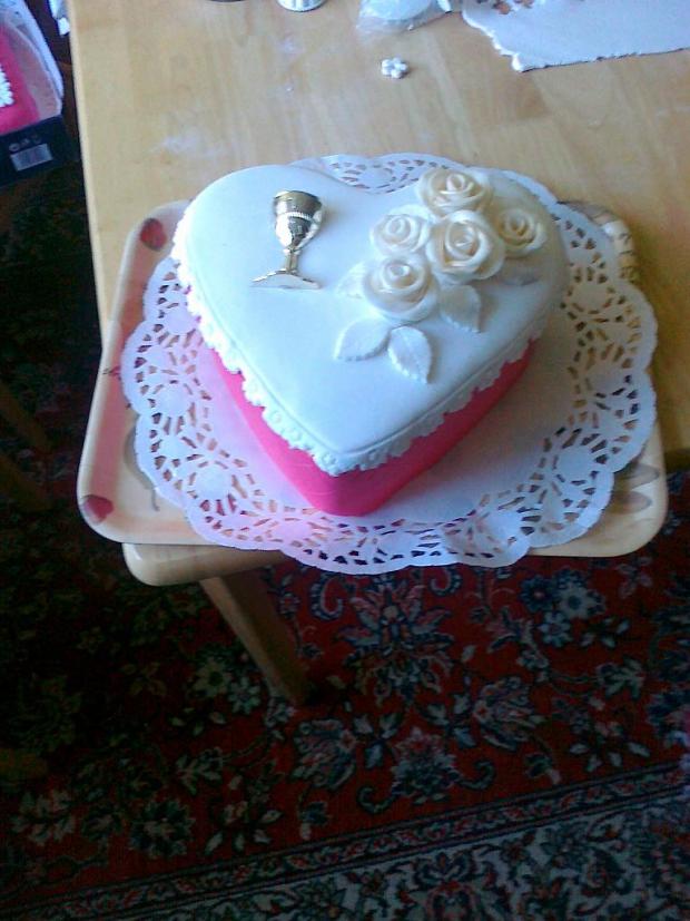 I.sv.prijímanie, torta, Torty na cirkevné sviatky, olgarozkova, 1