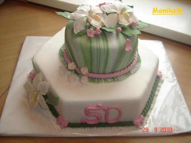 Na 50-tku s orchideami, torta, Narodeninové torty Na 50-tku s orchideami, torta, Narodeninové torty, Michalikova, 1