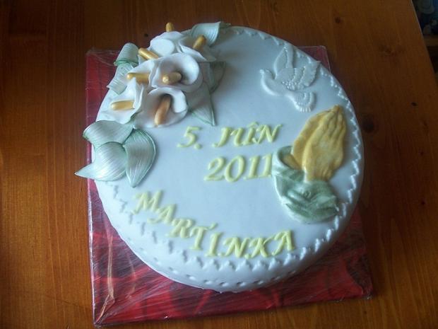 birmovanie Martinka, torta, Torty na cirkevné sviatky, JANAAB, 1